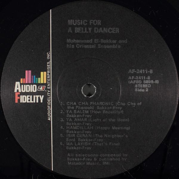 Mohammed El-Bakkar & His Oriental Ensemble - Music For A Belly Dancer - Double Lp