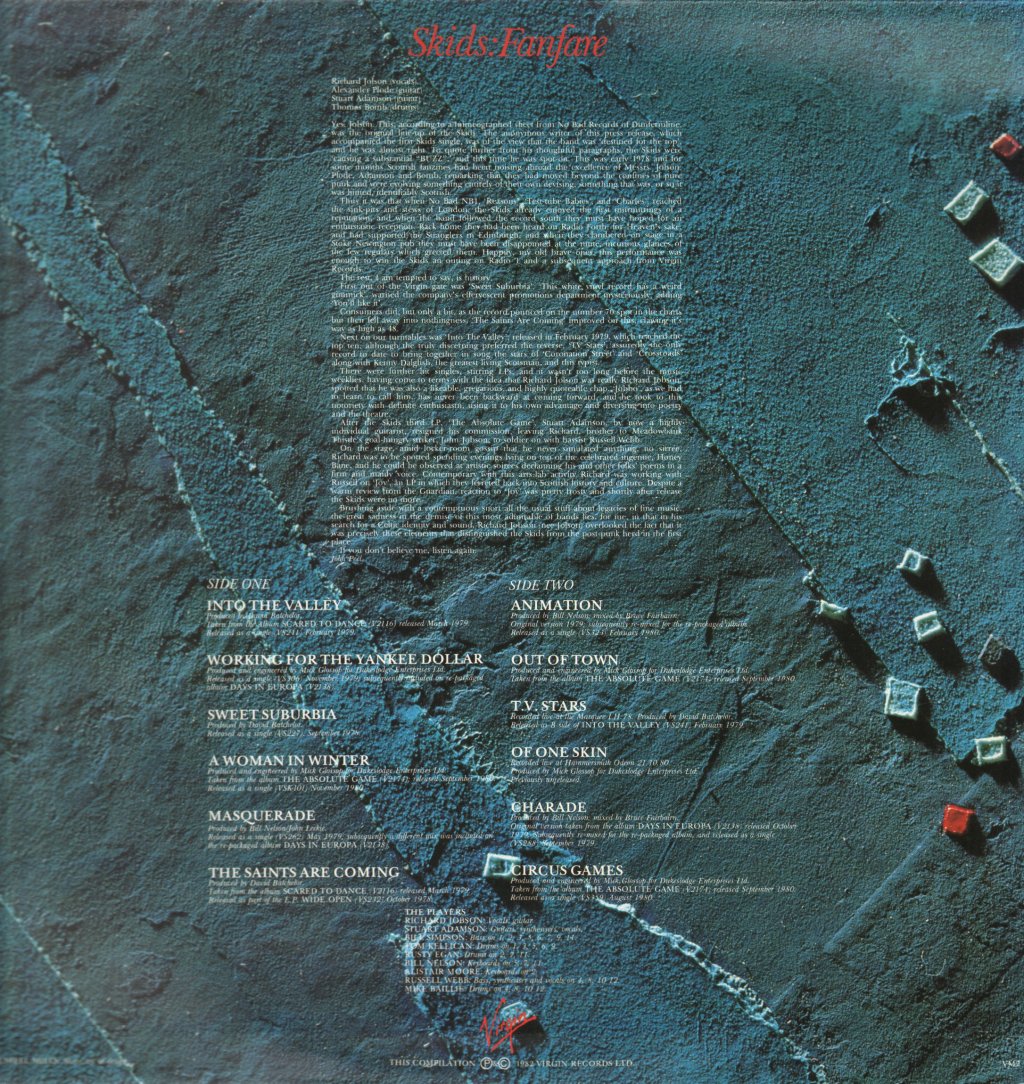 Skids - Fanfare - Lp