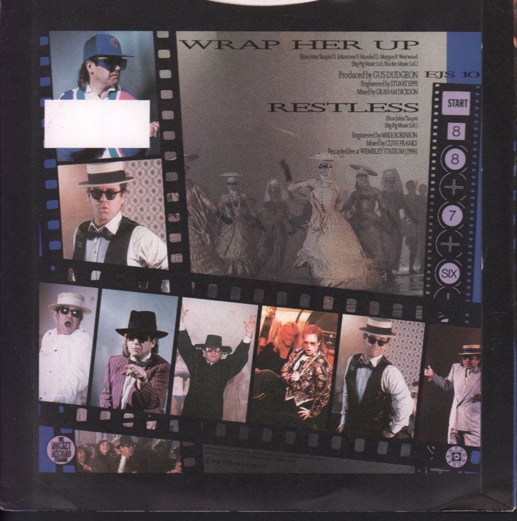 Elton John - Wrap Her Up - 7 Inch