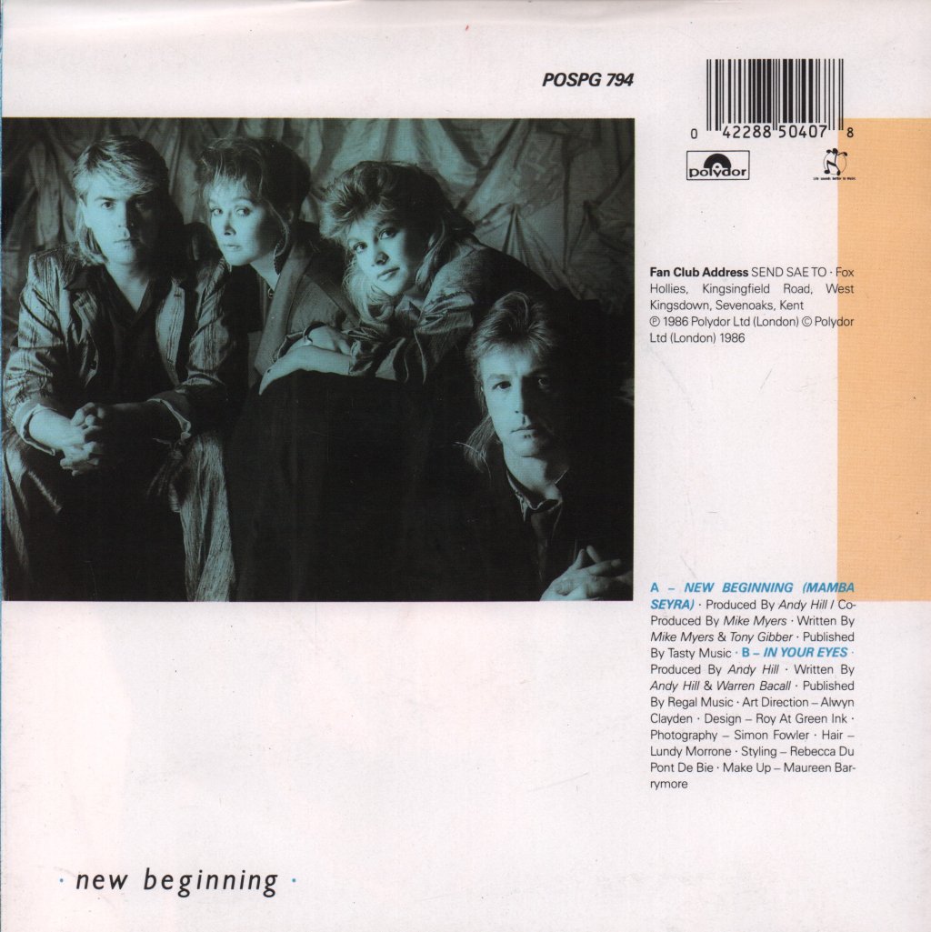 Bucks Fizz - New Beginning - 7 Inch