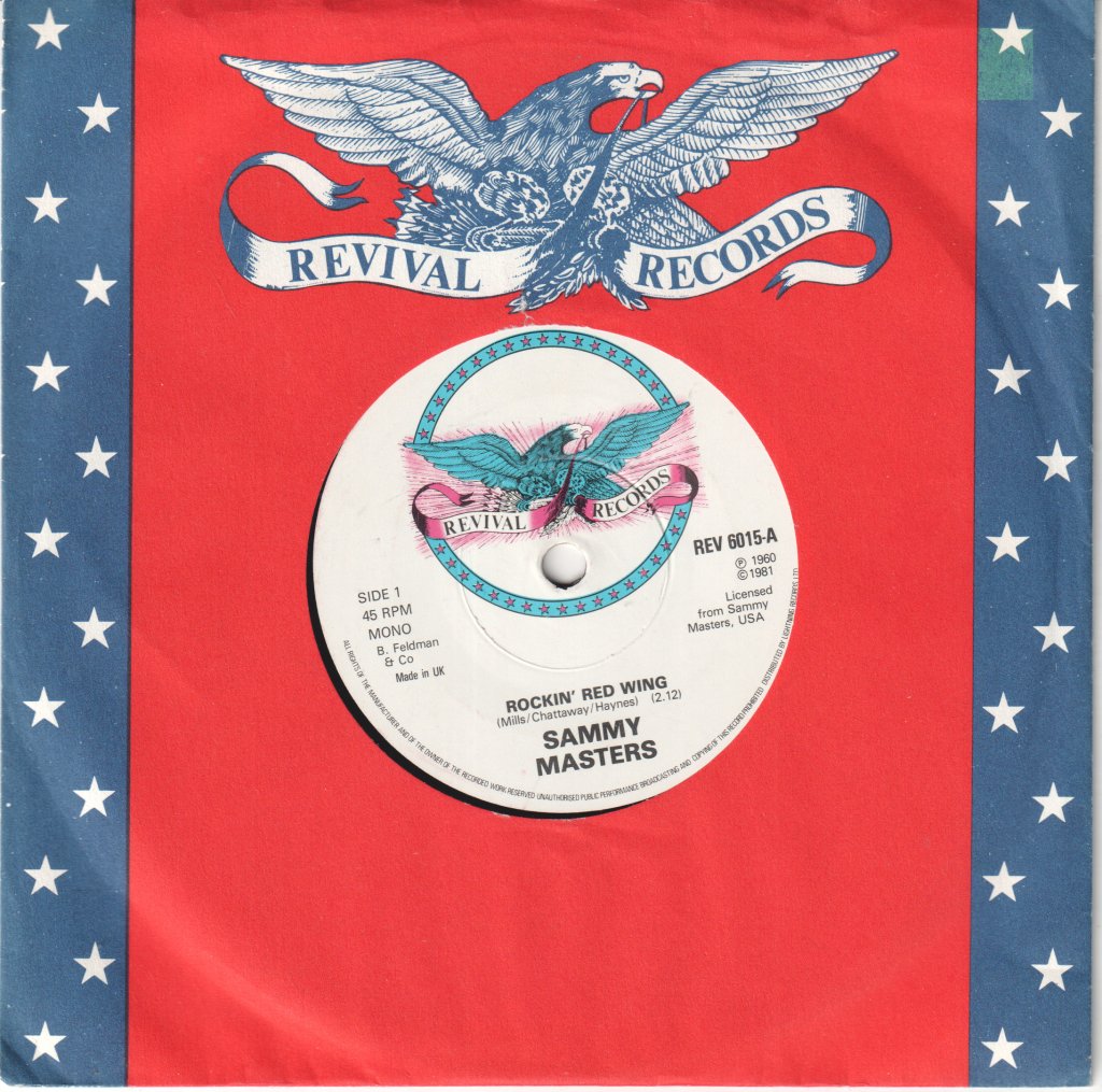 Sammy Masters - Rockin' Red Wing - 7 Inch