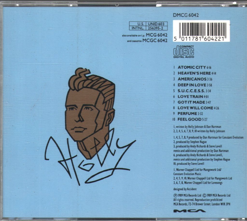 Holly Johnson - Blast - Cd