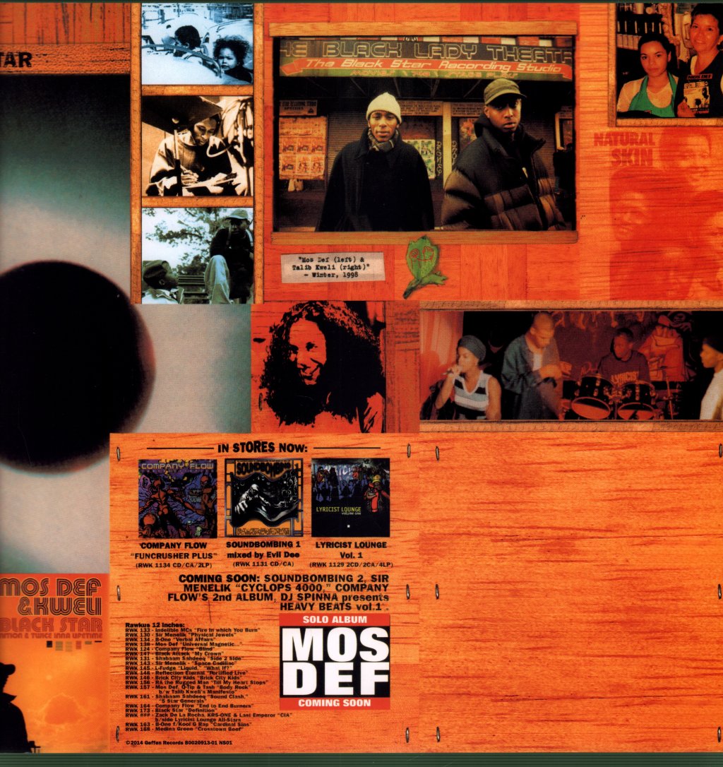 洋楽 Mos Def & Talib Kweli - Black Star LP Black Star - Mos Def & Talib Kweli Are Black Star LP