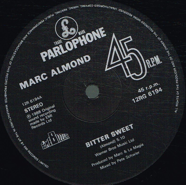 Marc Almond - Bitter-Sweet - 12 Inch
