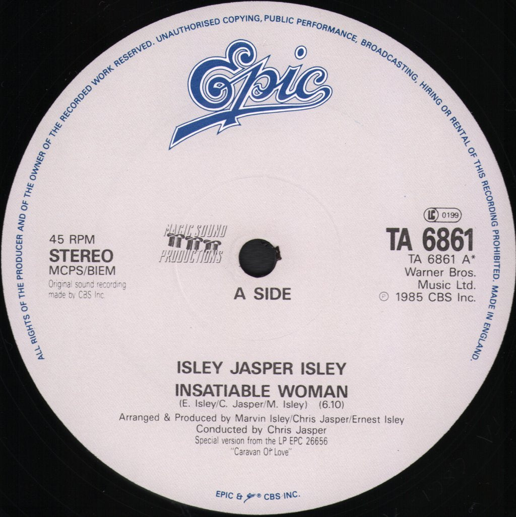 Isley Jasper Isley - Insatiable Woman - 12 Inch