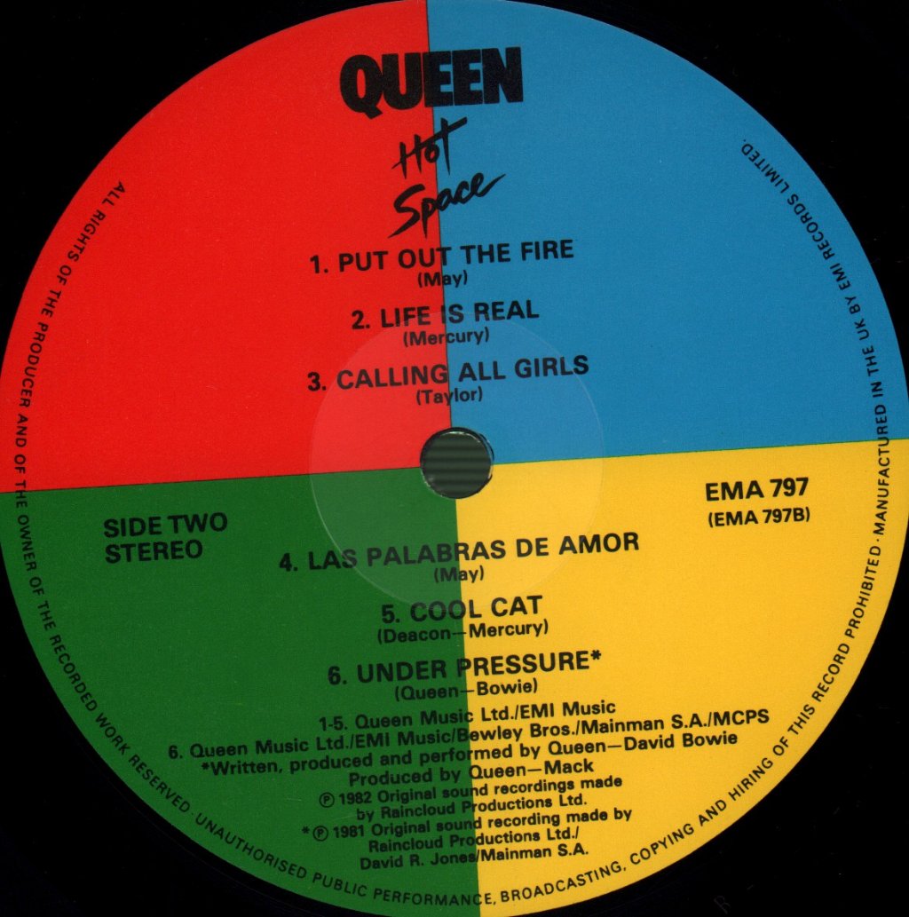 Queen - Hot Space - Lp