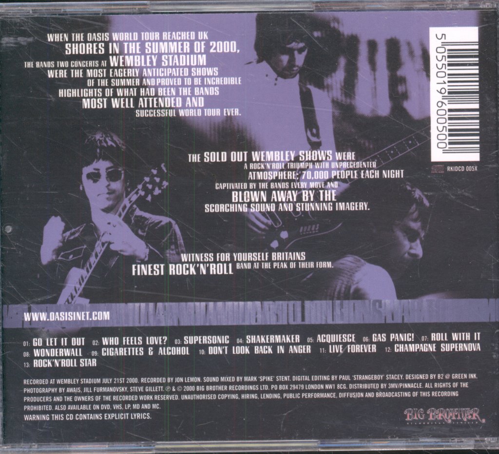 Oasis - Familiar To Millions - Cd