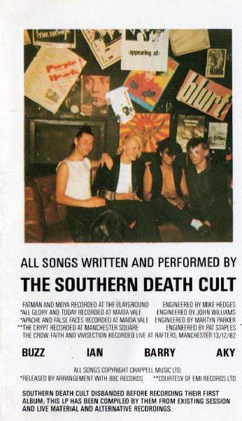 Southern Death Cult - Southern Death Cult - Cassette