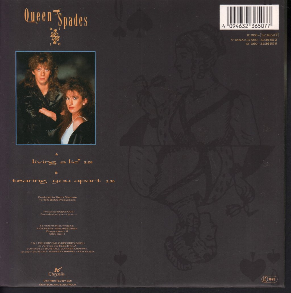 Queen Of Spades - Living A Lie - 7 Inch