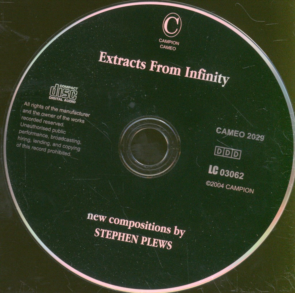 Steven Plews - Extracts From Infinity - Cd