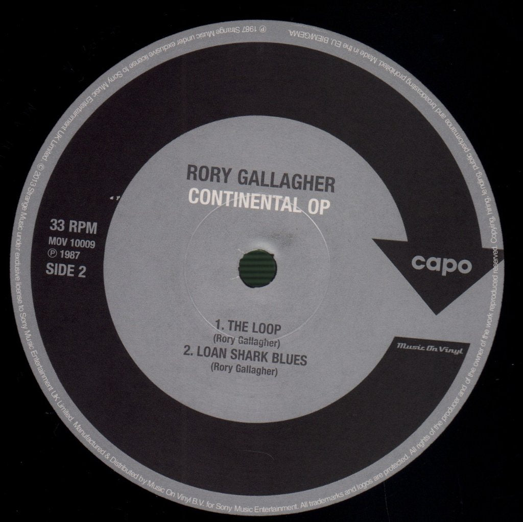 Rory Gallagher - Continental Op - 10 Inch