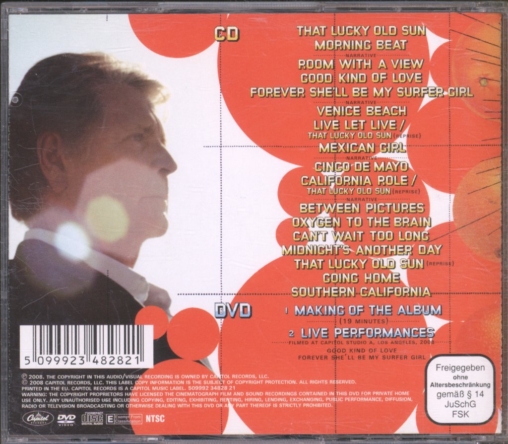 Brian Wilson - That Lucky Old Sun - Cd/Dvd