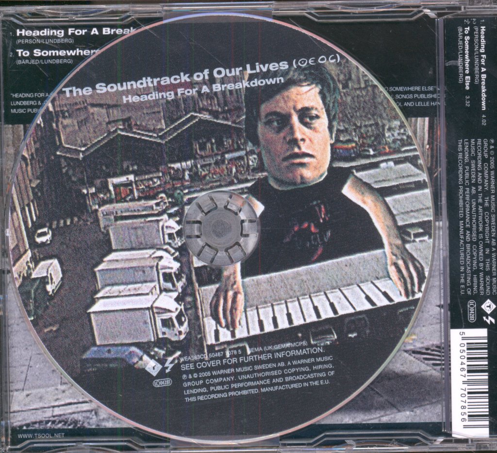 Soundtrack Of Our Lives - Heading For A Breakdown - Cd