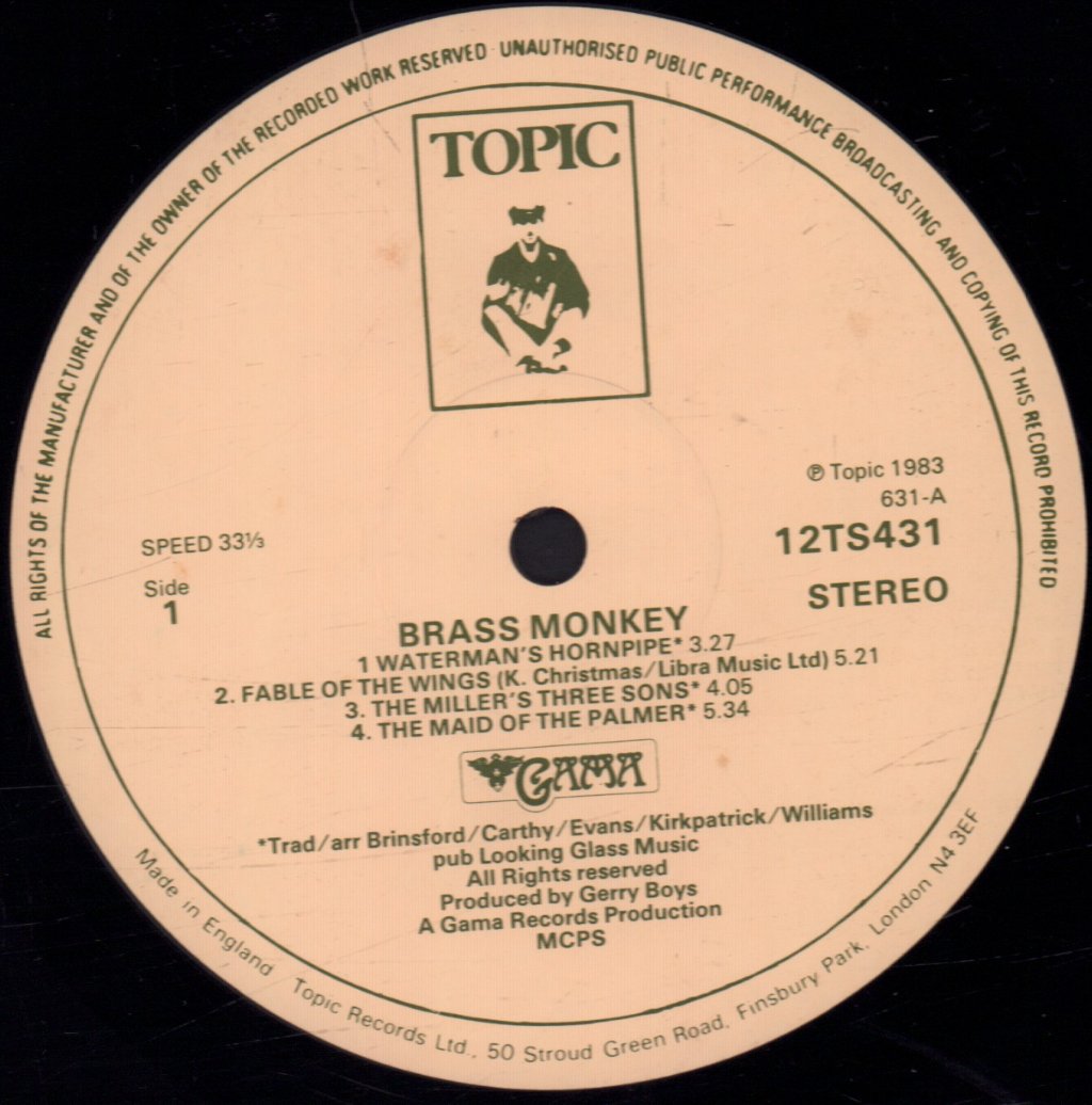 Brass Monkey (80'S Group) - Brass Monkey - Lp