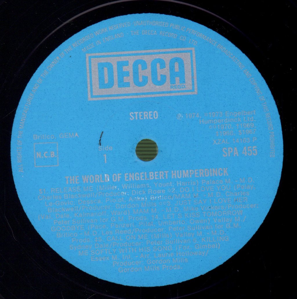 Engelbert Humperdinck - World Of - Lp