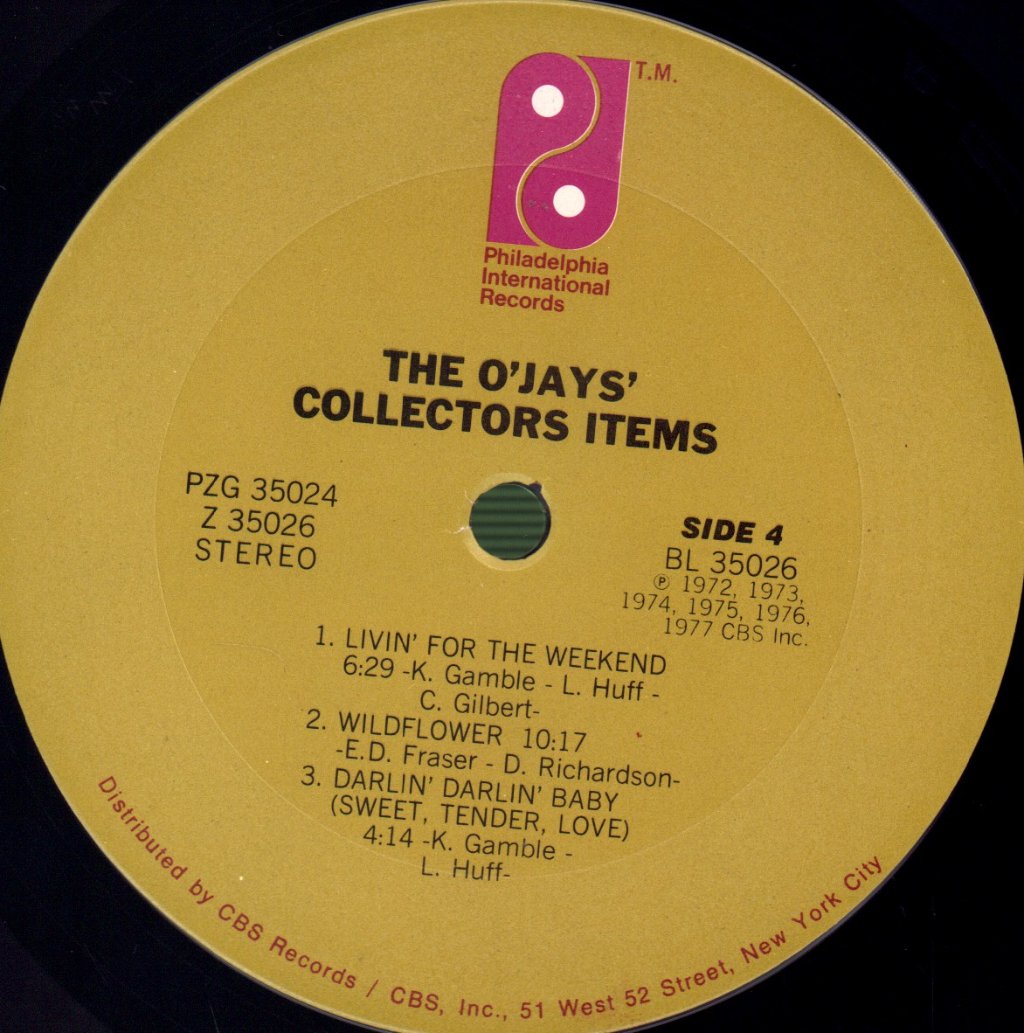 O'Jays - Collectors Items - Double Lp