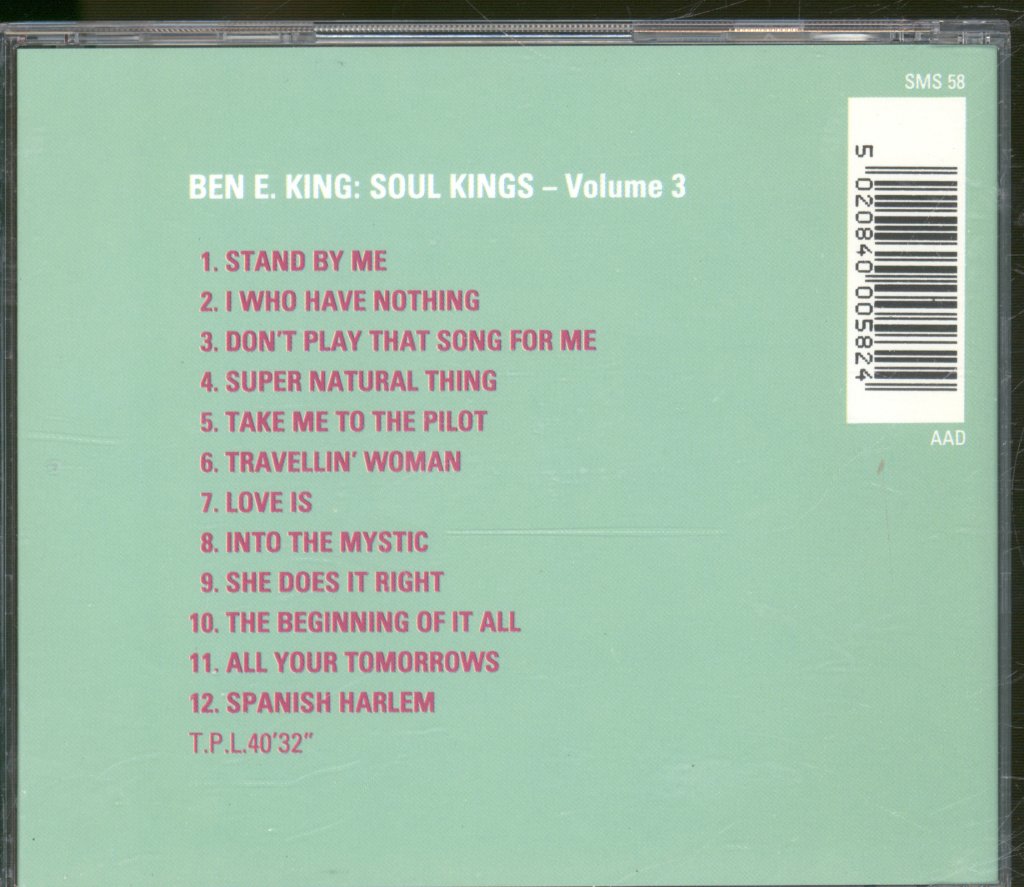 Ben E. King - Soul Kings - Volume 3 - Cd