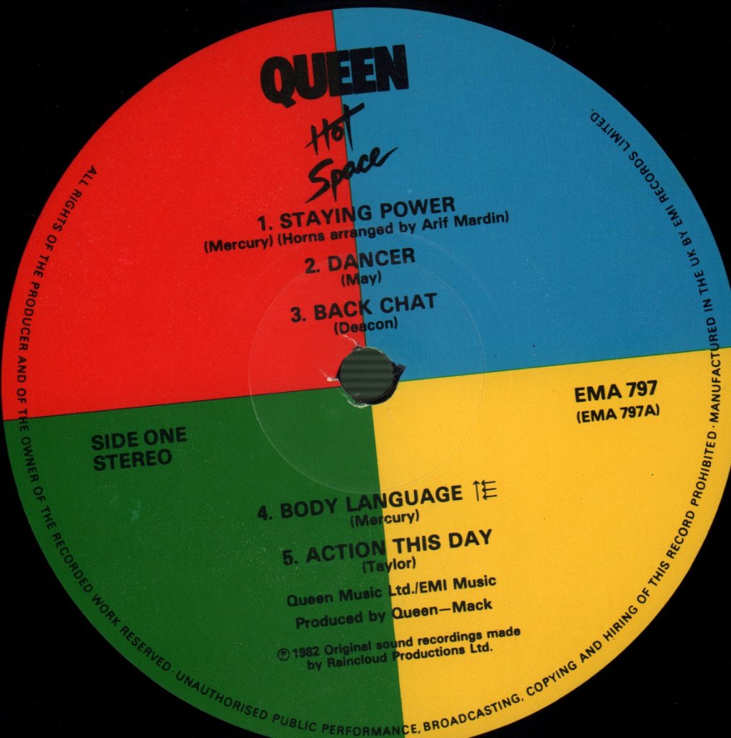 Queen - Hot Space - Lp