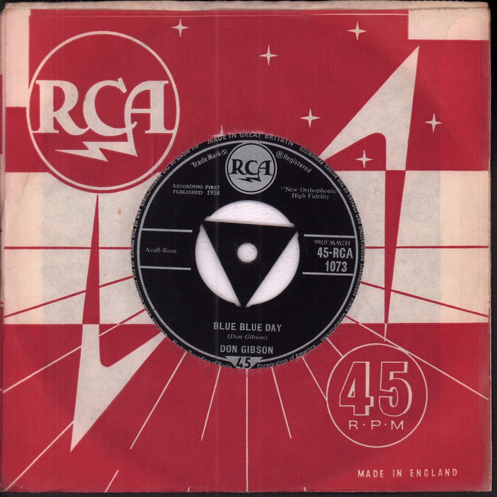 Don Gibson - Too Soon - 7 Inch