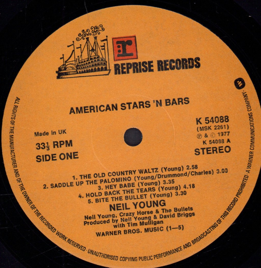 Neil Young - American Stars 'N Bars - Lp