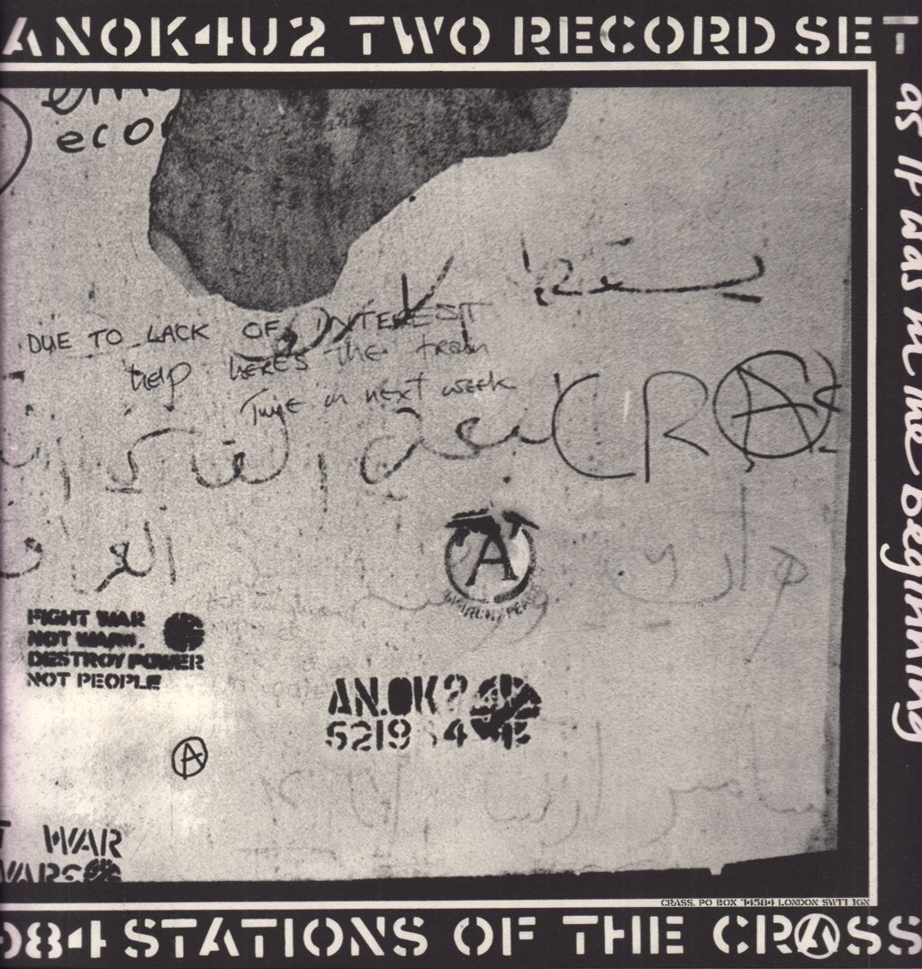 Crass - Stations Of The Crass - Double Lp