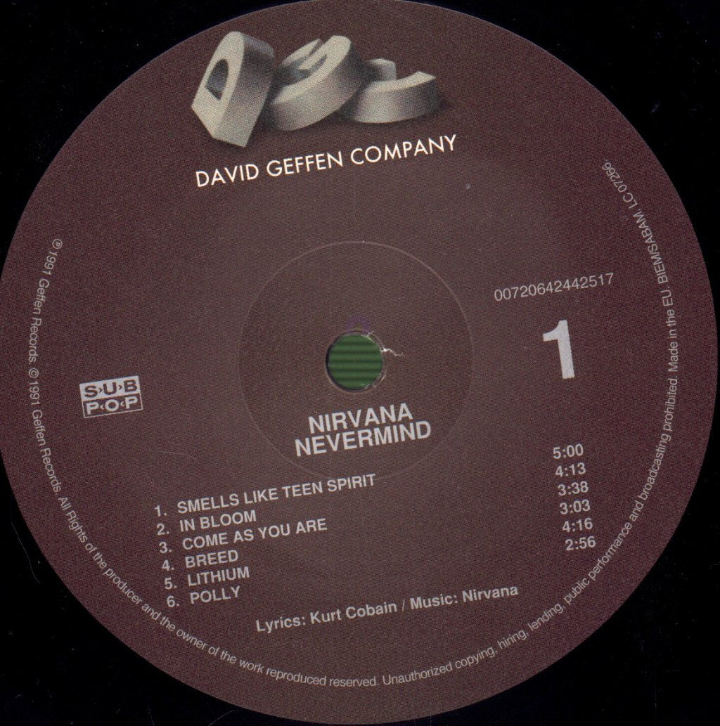 Nirvana - Nevermind - Lp