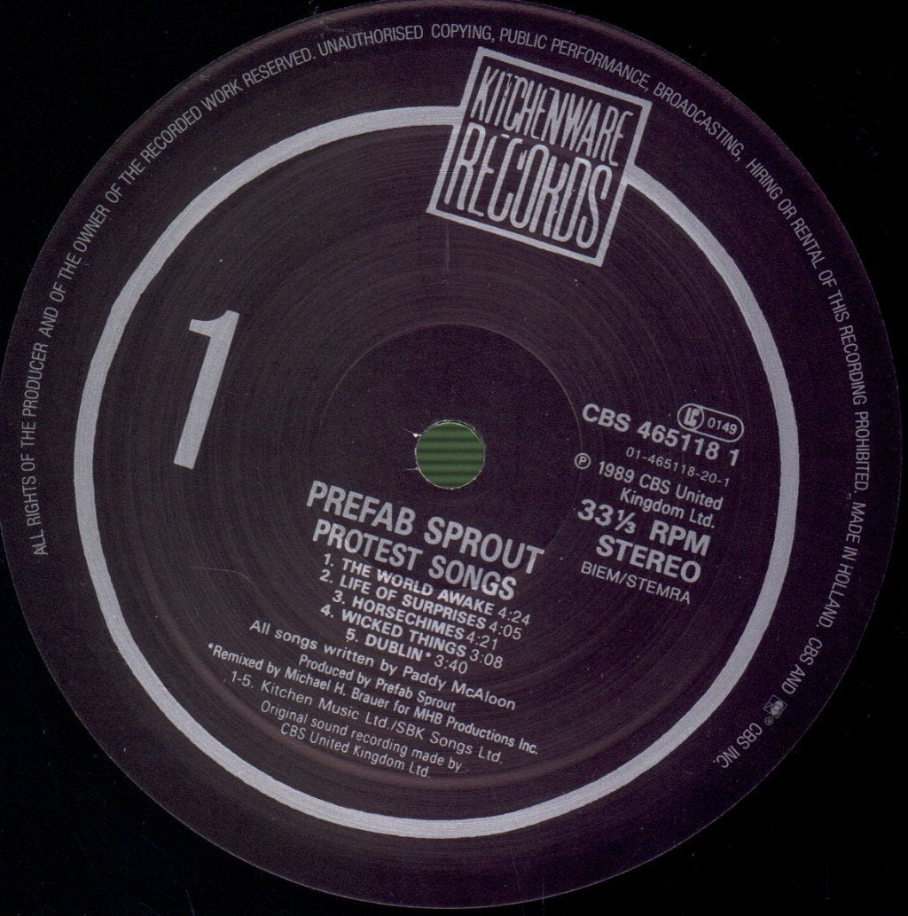 Prefab Sprout - Protest Songs - Lp