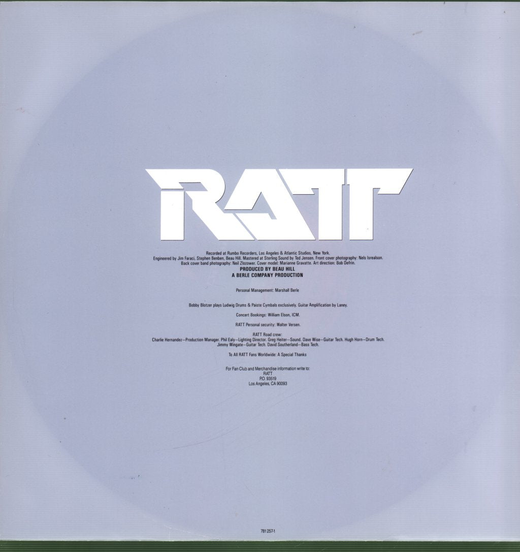 Ratt - Invasion Of Your Privacy - Lp