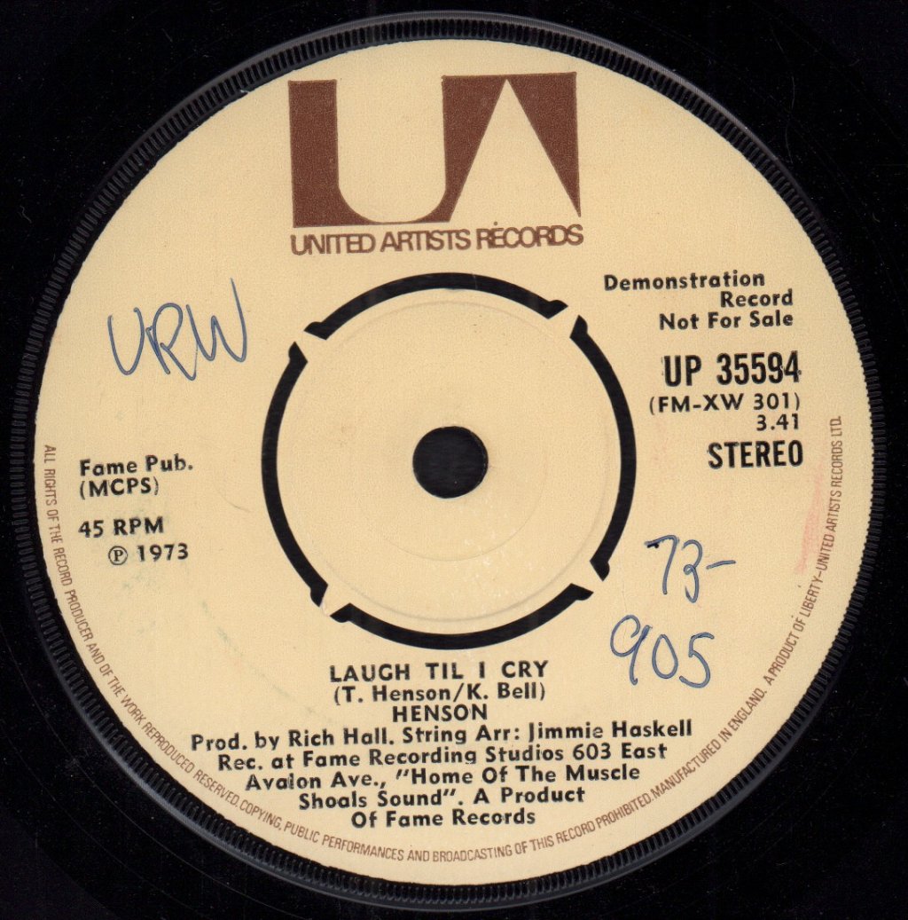 Henson - Goin' Through The Motions - 7 Inch