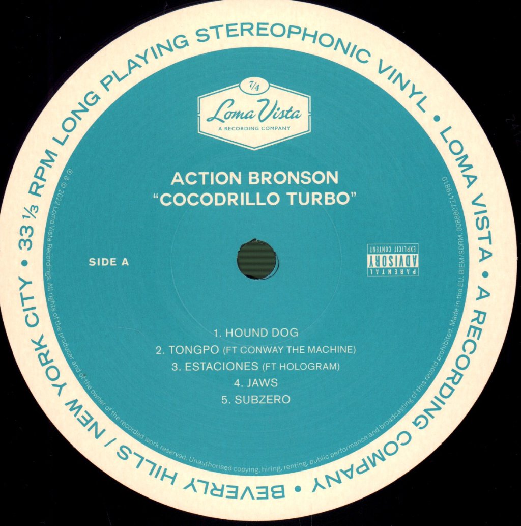 Action Bronson - Cocodrillo Turbo - Lp
