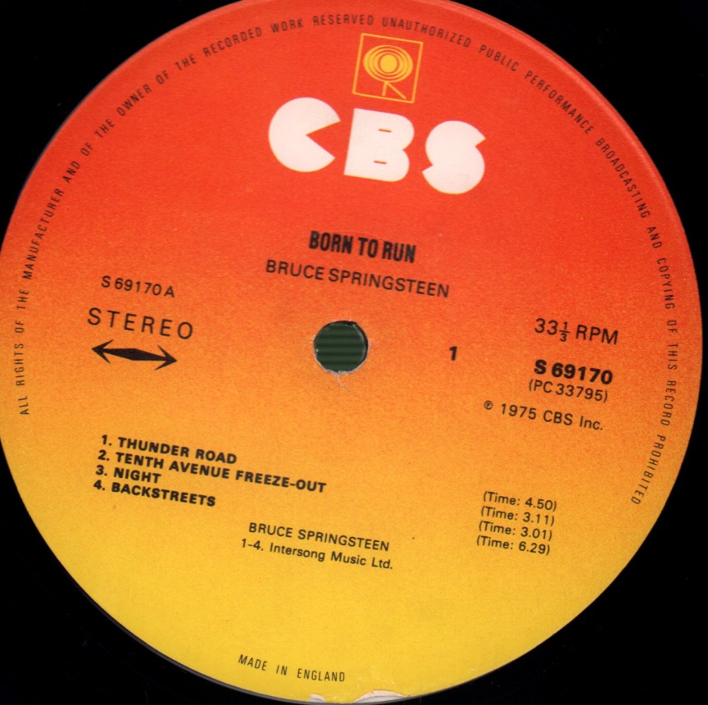 Bruce Springsteen - Born To Run - Lp
