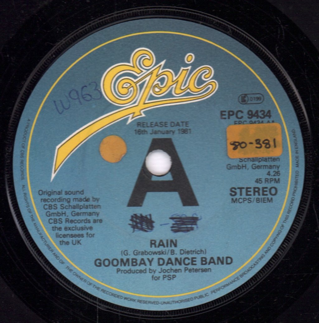Goombay Dance Band - Rain - 7 Inch