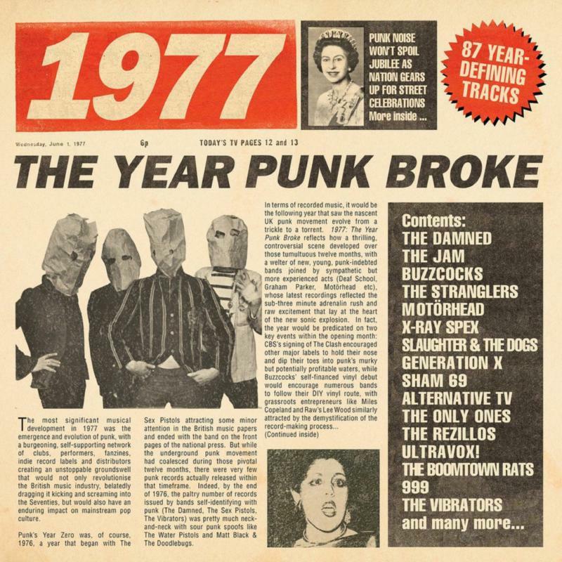 Various Artists - 1977 - the Year Punk Broke - Triple Cd