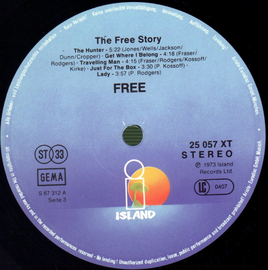 Free - Free Story - Double Lp