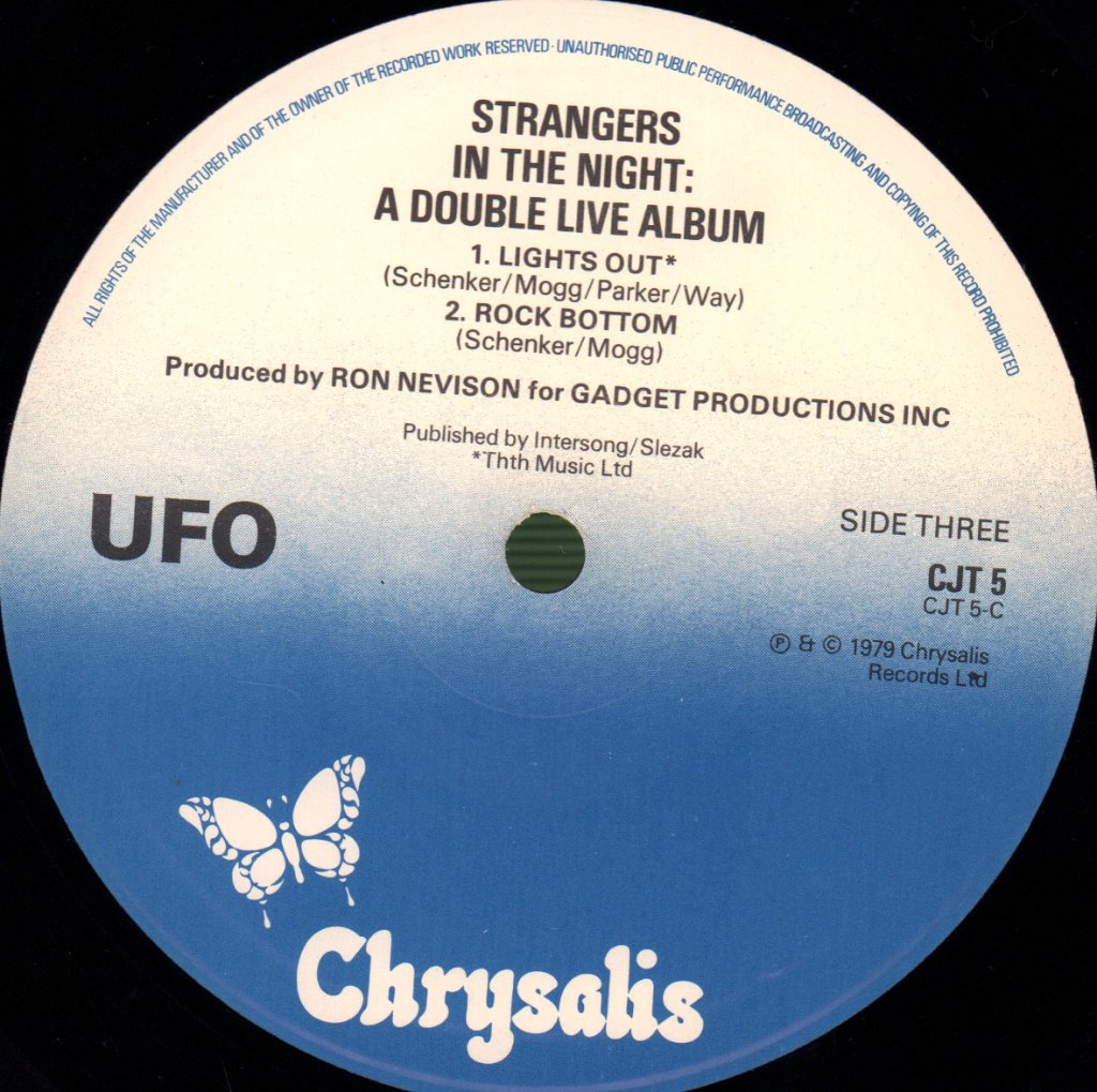 UFO - Strangers In The Night - Double Lp
