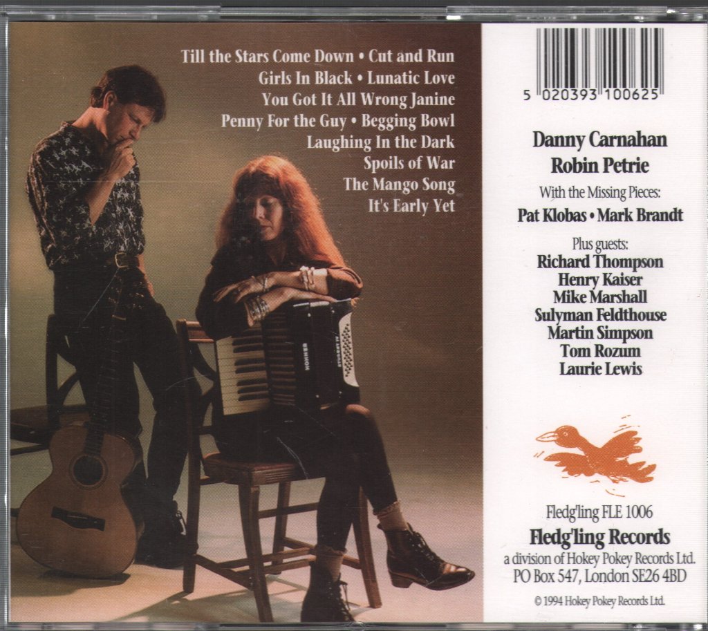 Danny Carnahan & Robin Petrie - Cut And Run - Cd