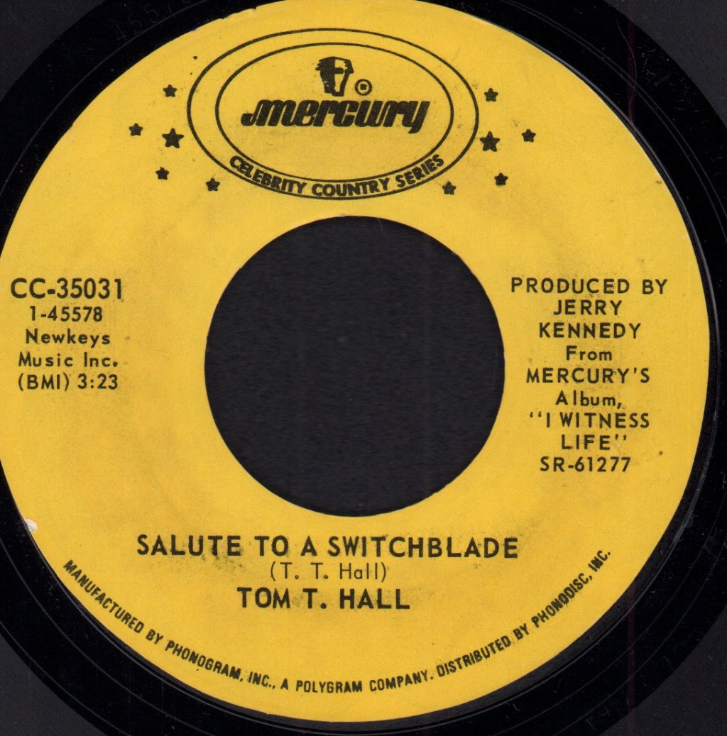 Tom T. Hall - Salute To A Switchblade - 7 Inch