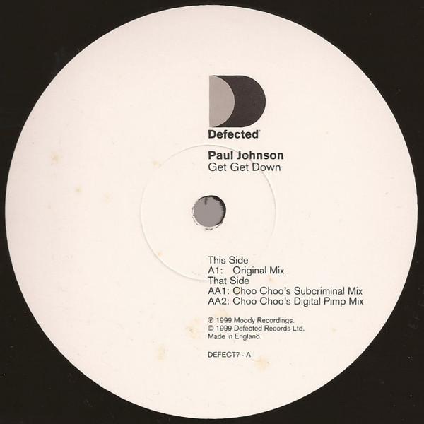 Paul Johnson - Get Get Down (Part 1) - 12 Inch