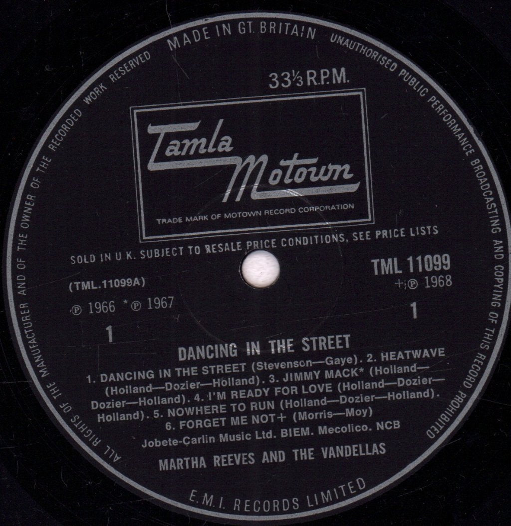 Martha Reeves And The Vandellas - Dancing In The Street - Lp