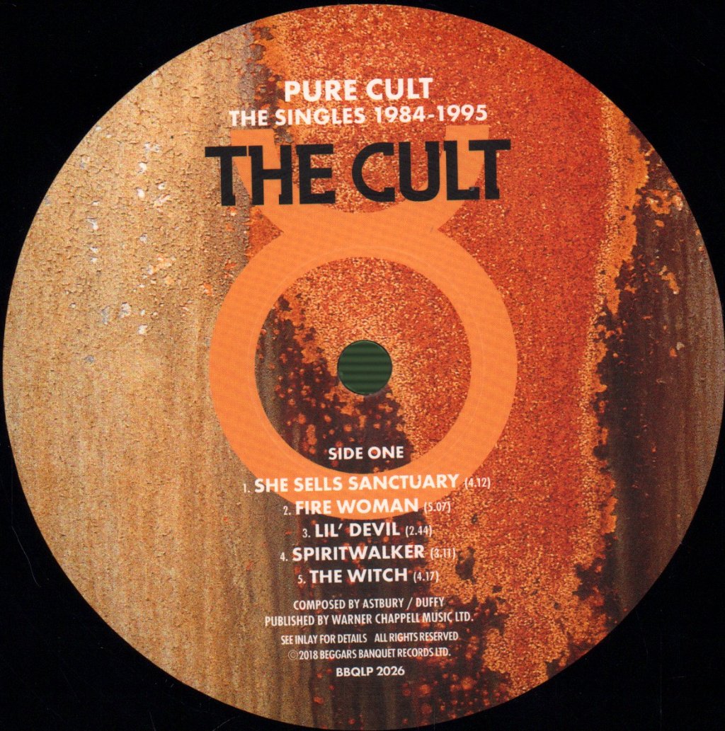 Cult - Pure Cult (Singles 1984 - 1995) - Double Lp