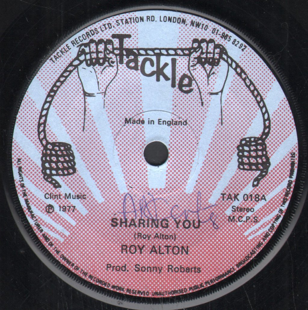 Roy Alton - Sharing You / Smooth Spooge - 7 Inch