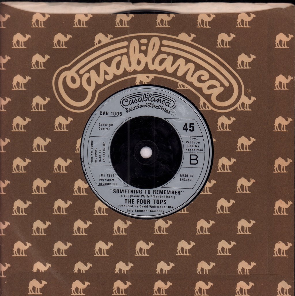 Four Tops - When She Was My Girl - 7 Inch