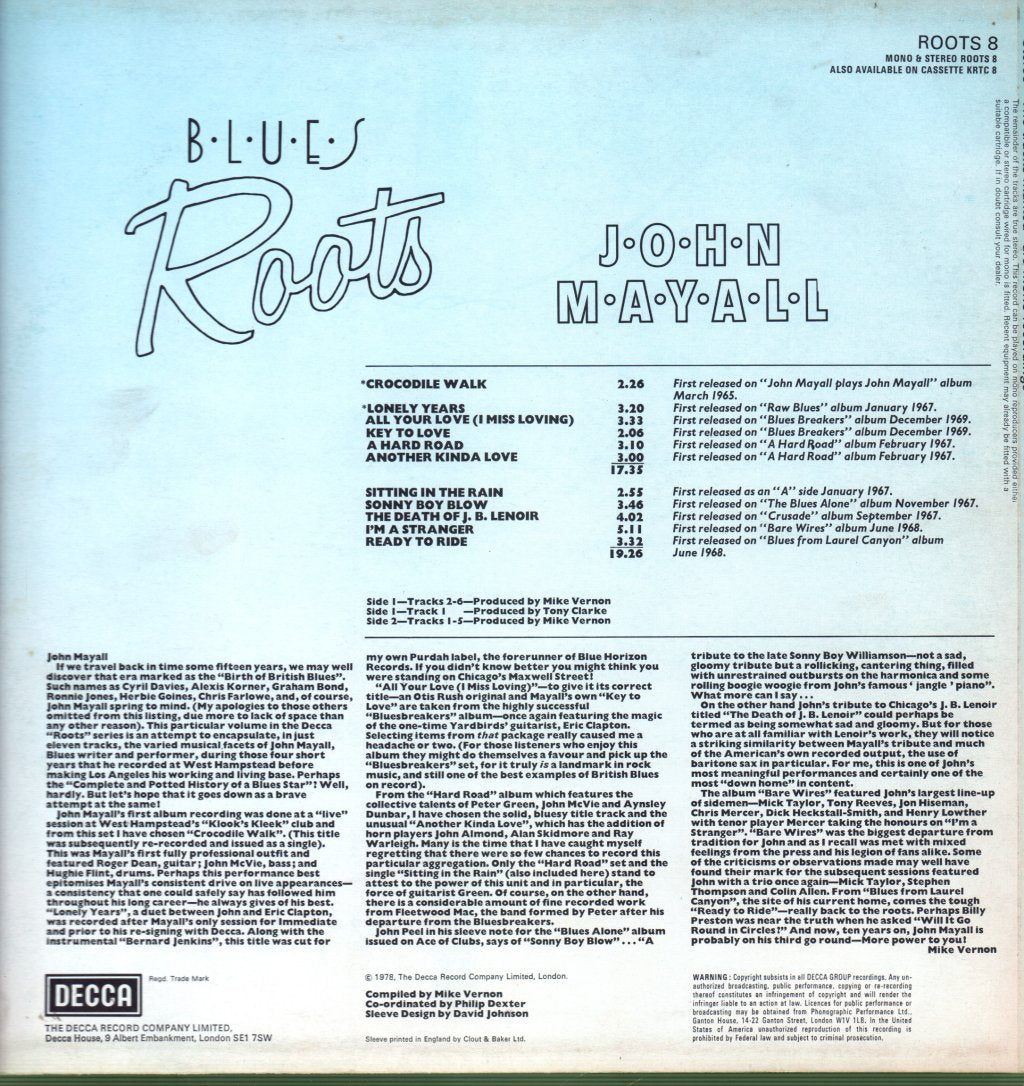 John Mayall - Blues Roots - Lp
