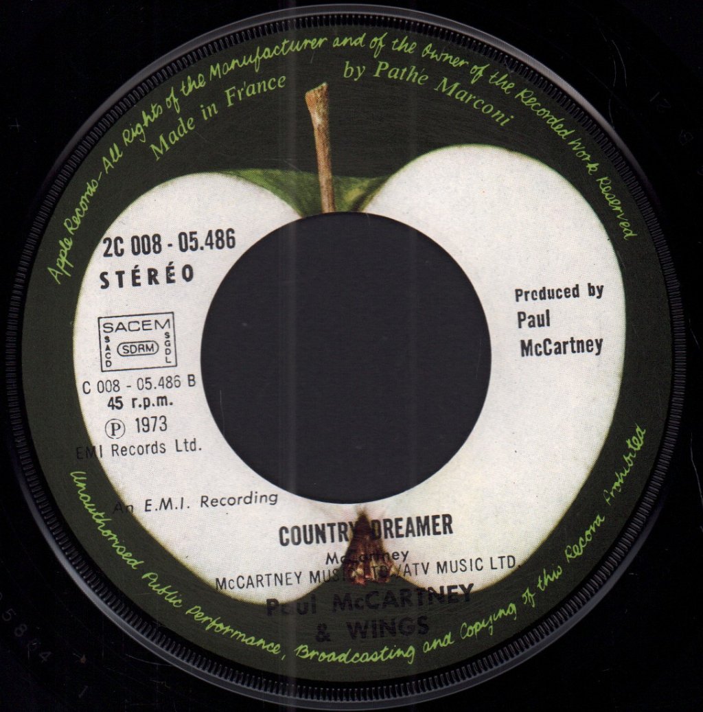 Paul McCartney And Wings - Helen Wheels - 7 Inch