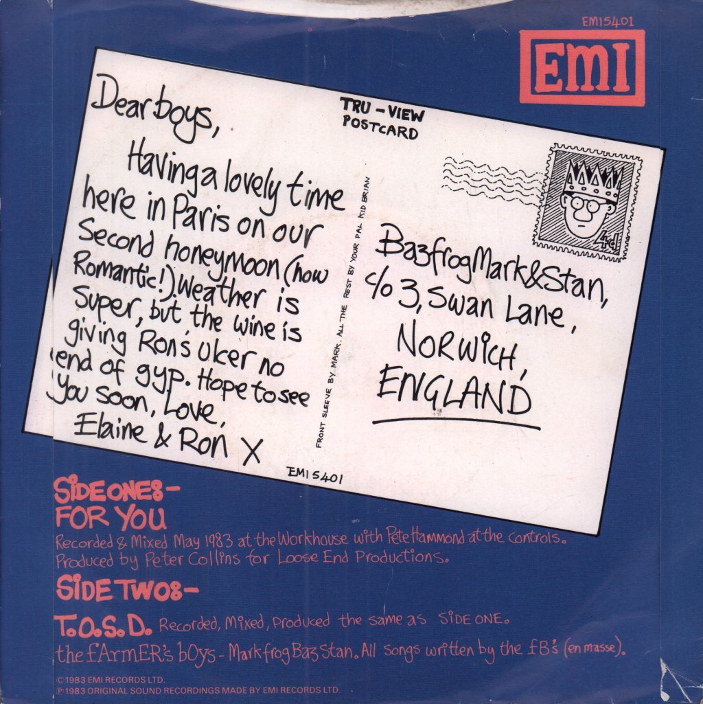 Farmer's Boys - For You - 7 Inch