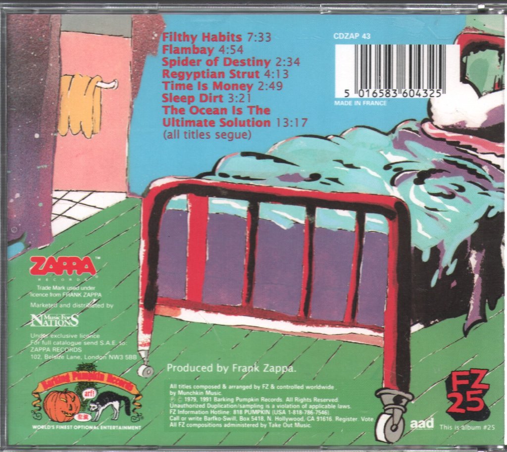 Frank Zappa - Sleep Dirt - Cd