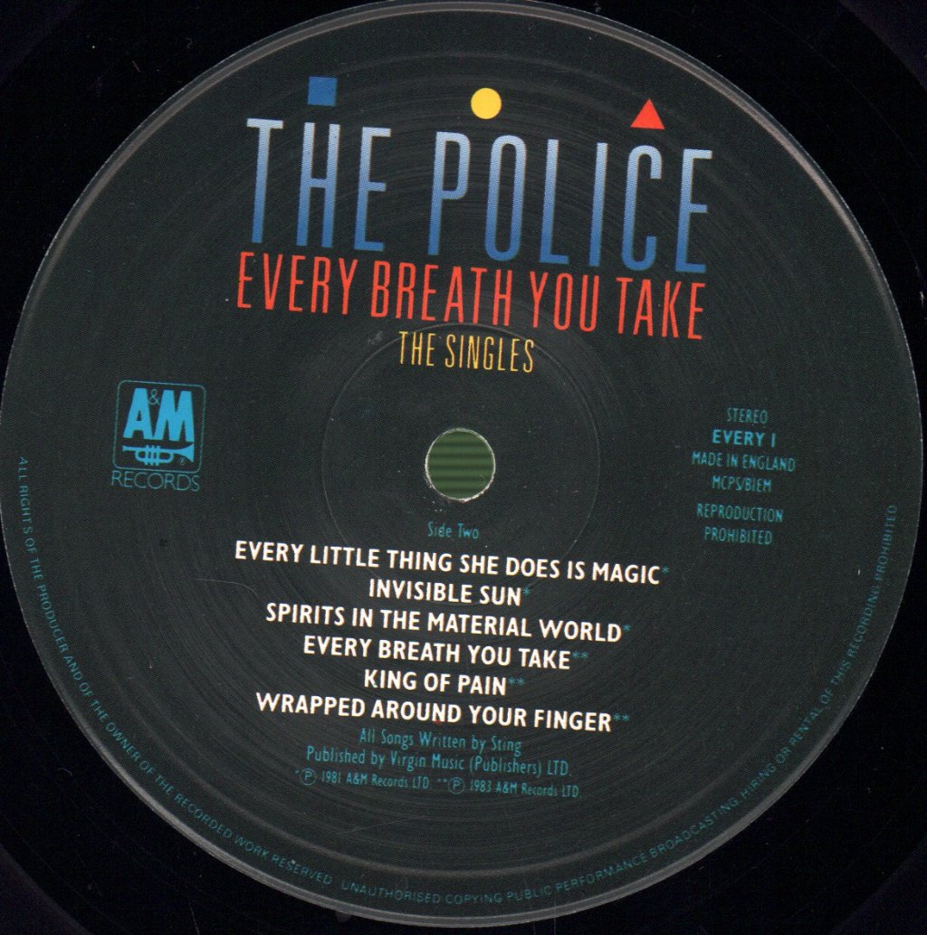 Police - Every Breath You Take (The Singles) - Lp