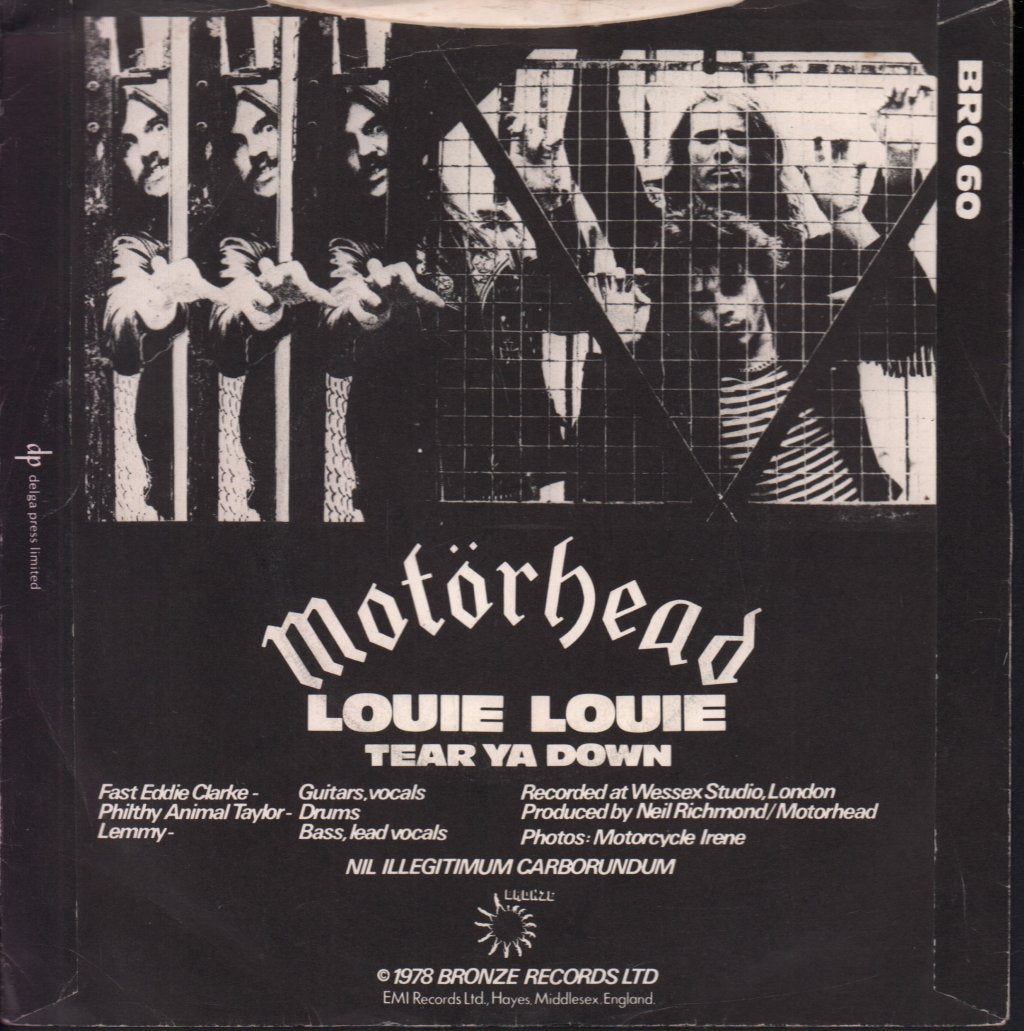 Motorhead - Louie Louie - 7 Inch