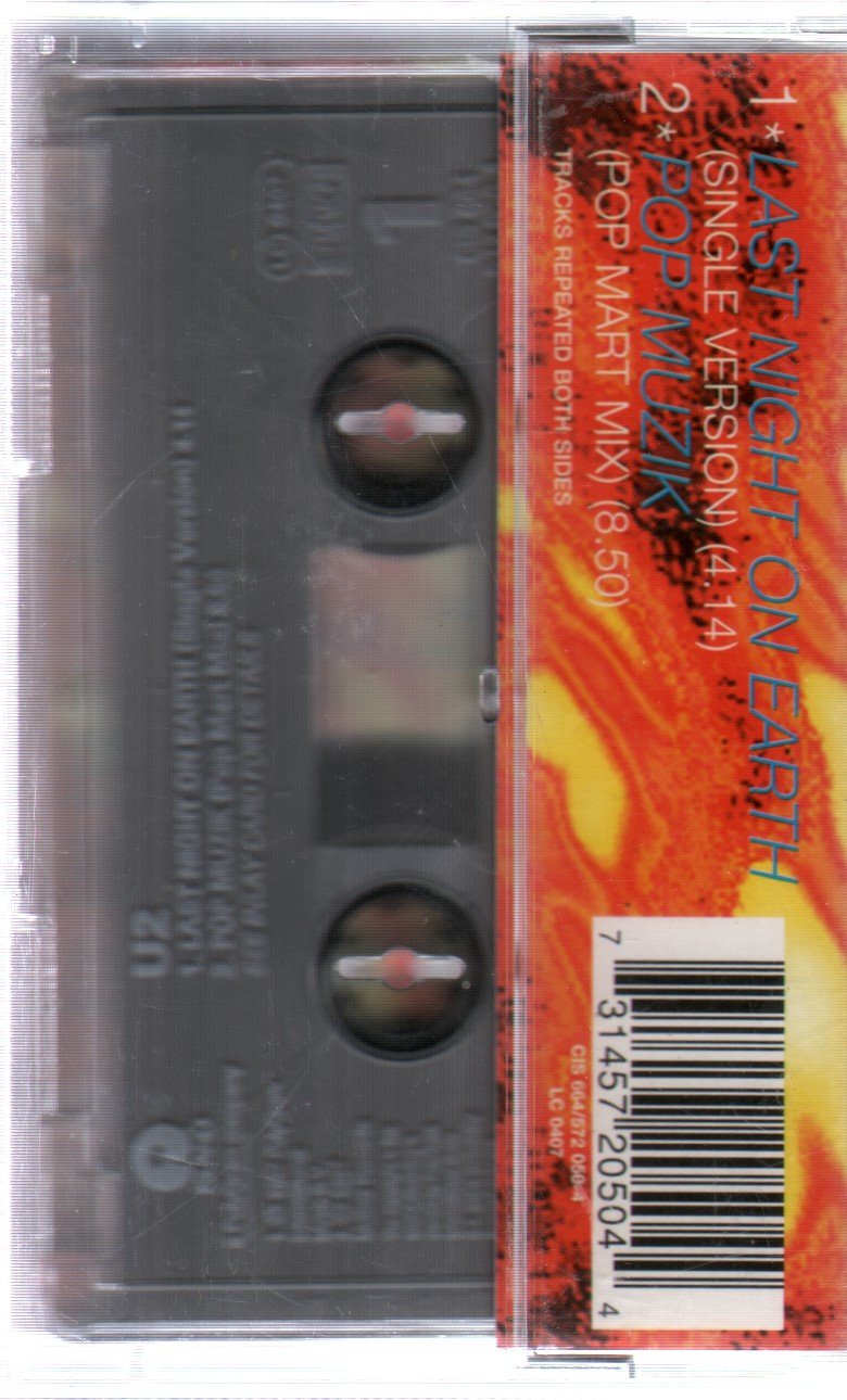 U2 - Last Night On Earth - Cassette