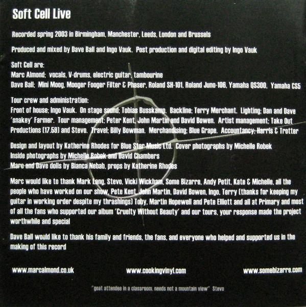 Soft Cell - Live - Double Cd